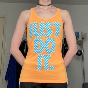 🏖 Orange Nike DriFit Tank